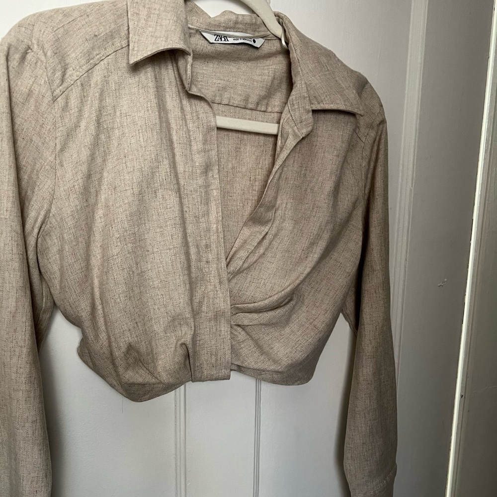 Zara cropped top